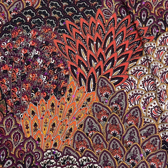 Sz Md Gorgeous MSK Dress w/ Purple Gem Stones - Picture 4 of 5